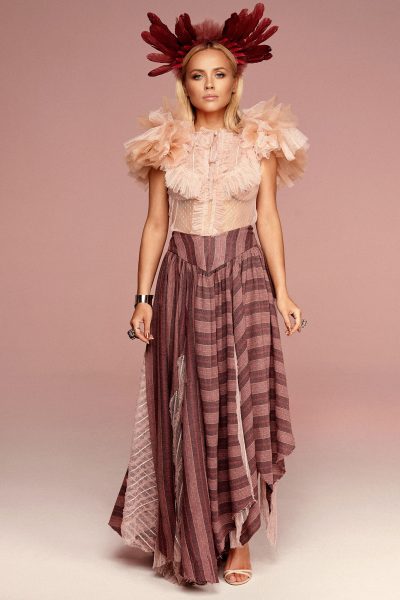 Skirt in shades of pink no. 11 Haute Couture collection Haute Couture 11