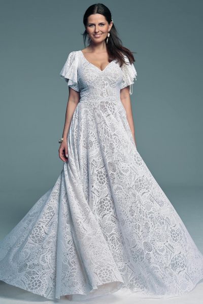 Elegant, comfortable and simple wedding dress Santorini 11