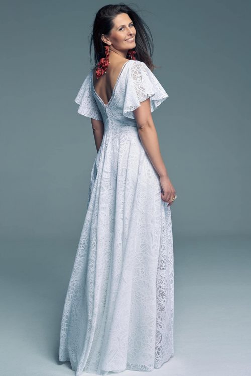 Suknia ślubna która jest prosta i elegancka jednocześnie Santorini 15