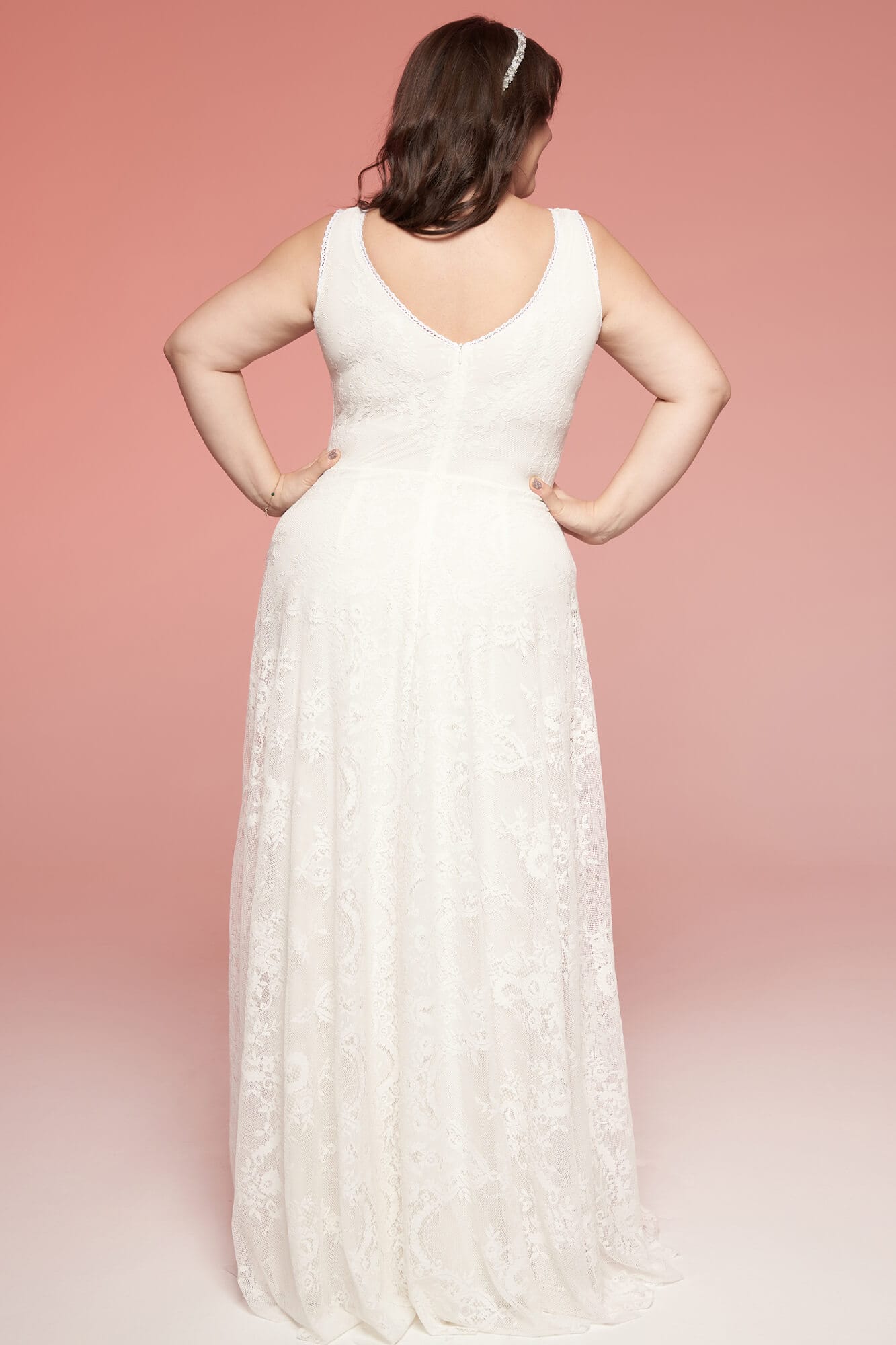 Suknia ślubna plus size Porto 34 - obrazek 3