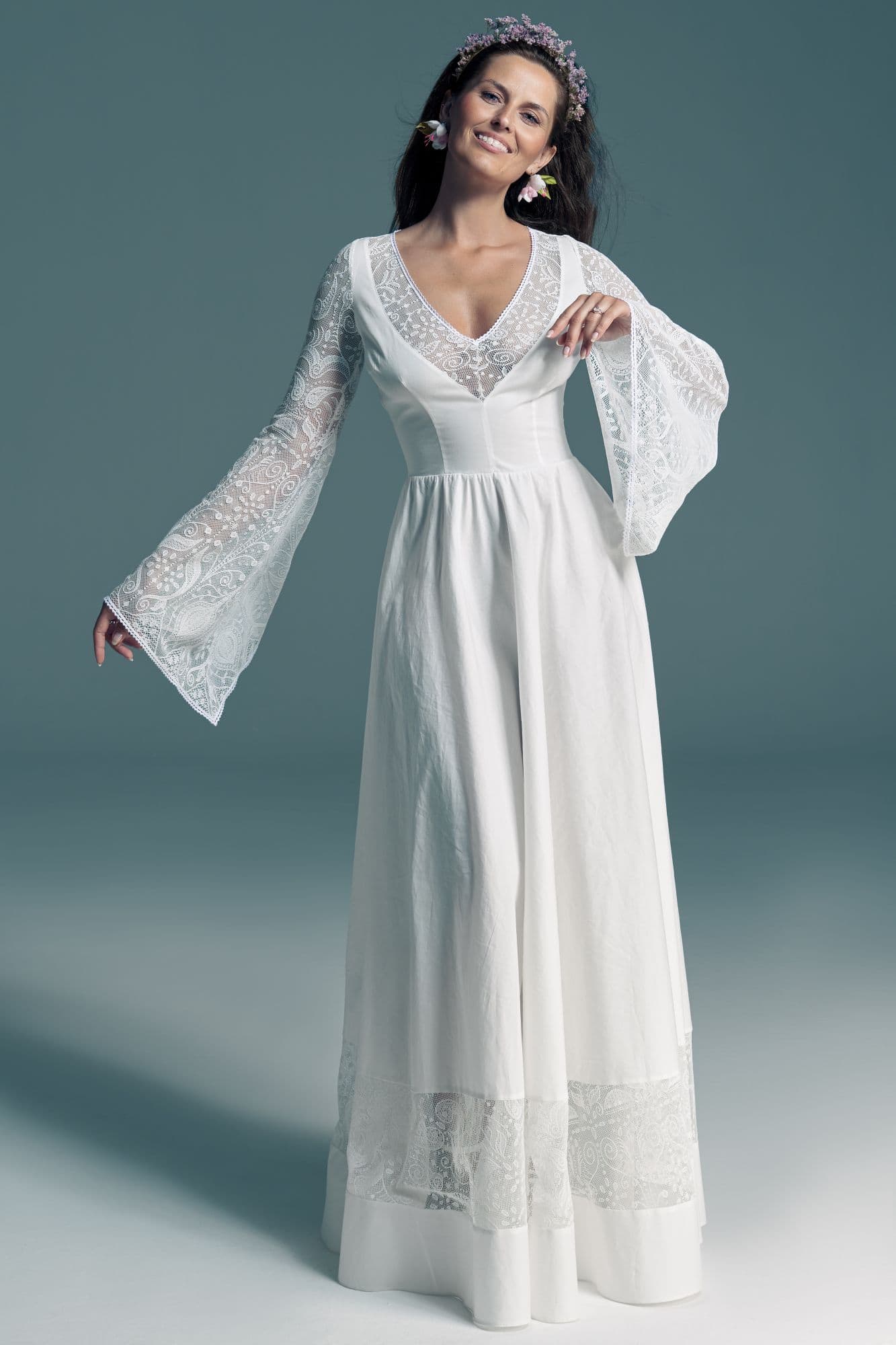 Suknia ślubna 5 - wyprzedaż cyrkularna - obrazek 7