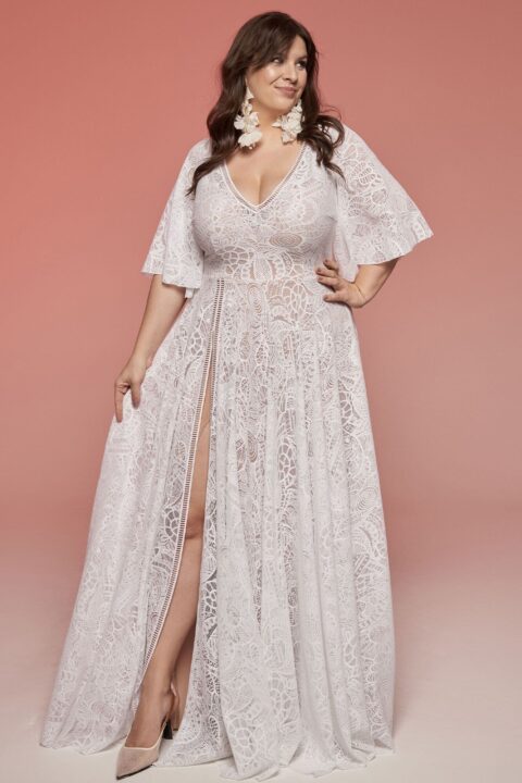 Suknia ślubna plus size Santorini 18