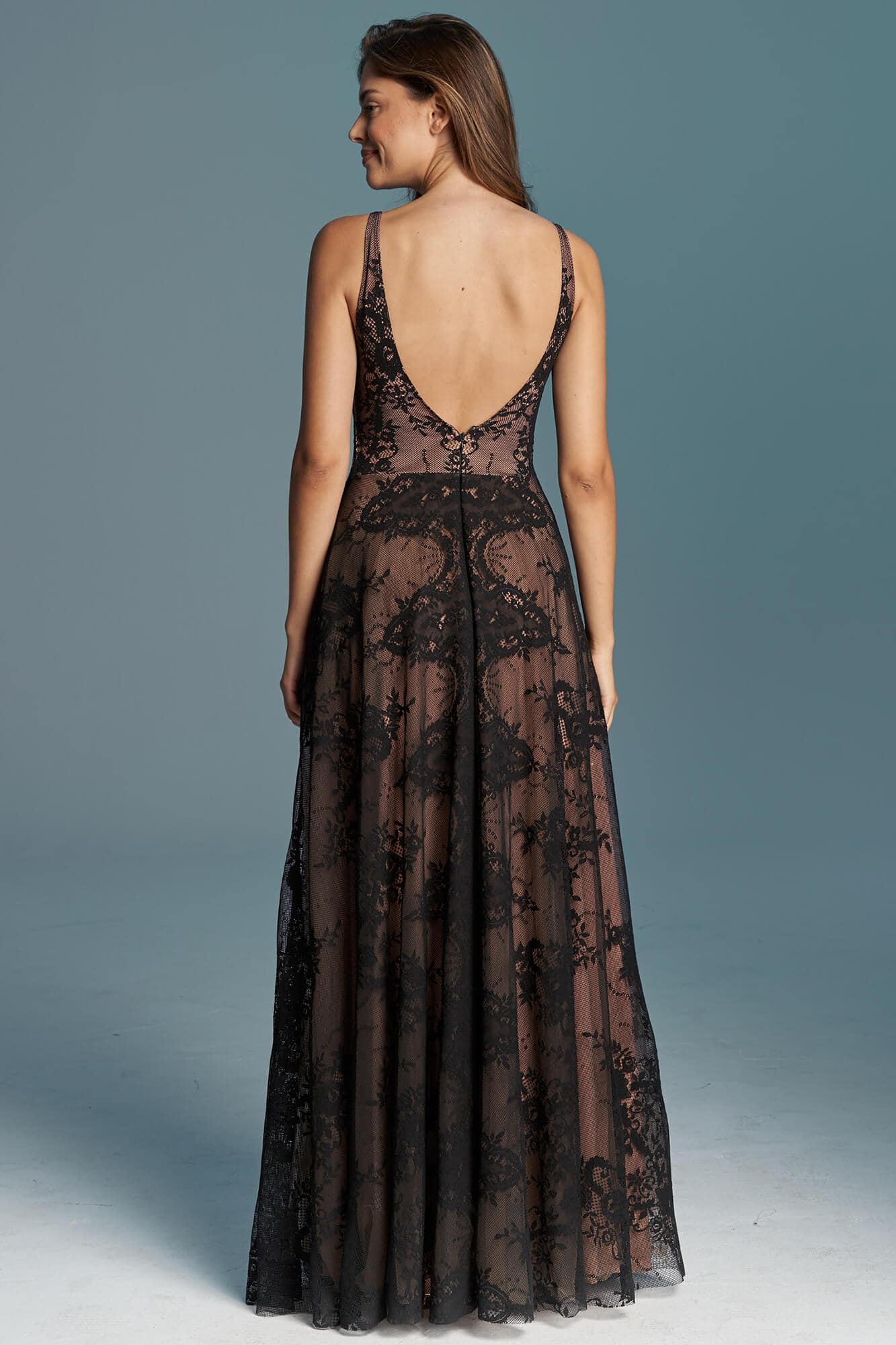 Black Wedding Dress Porto Black 4 - Image 7