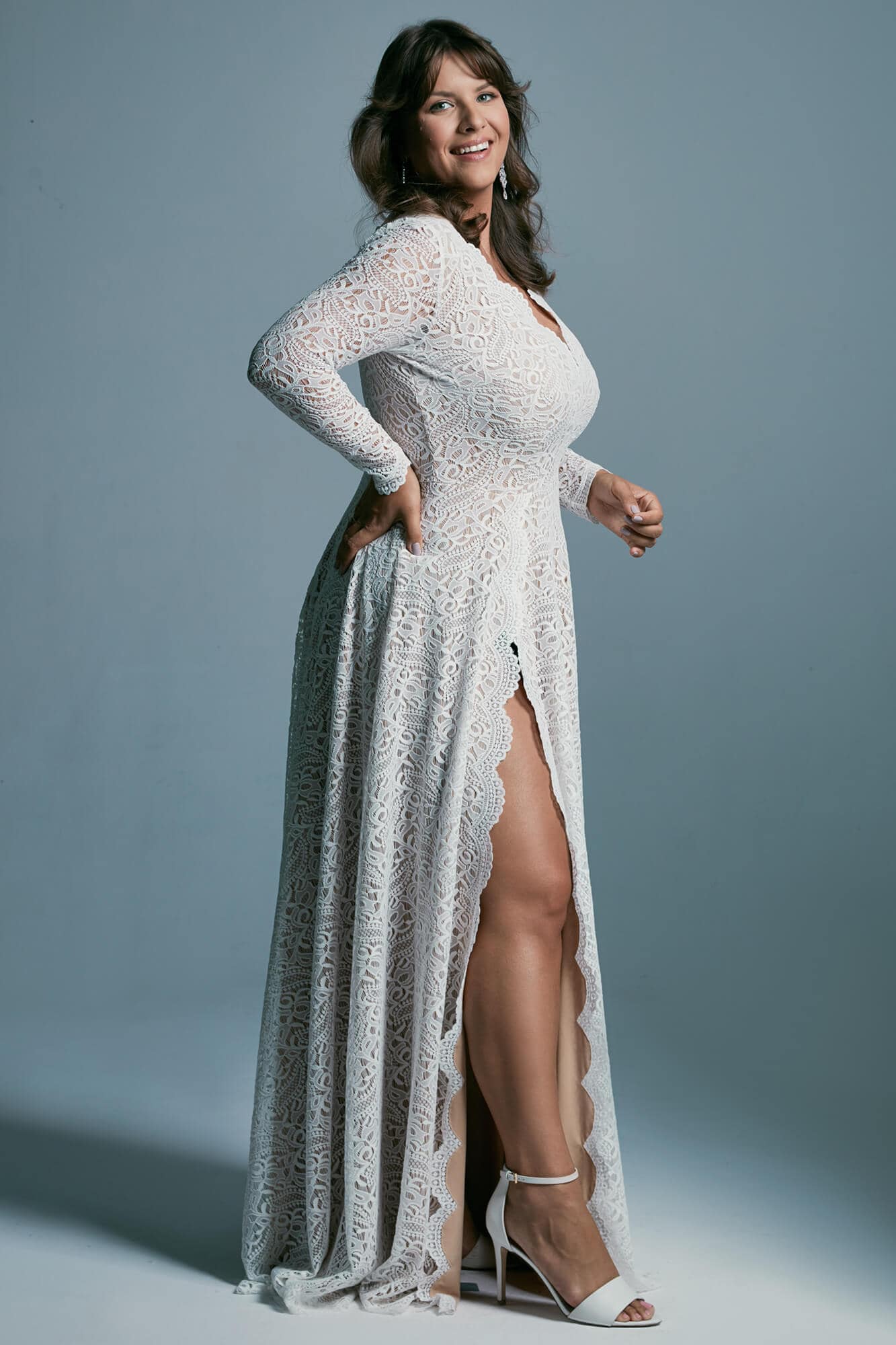 Suknia ślubna plus size Porto 36 - obrazek 2