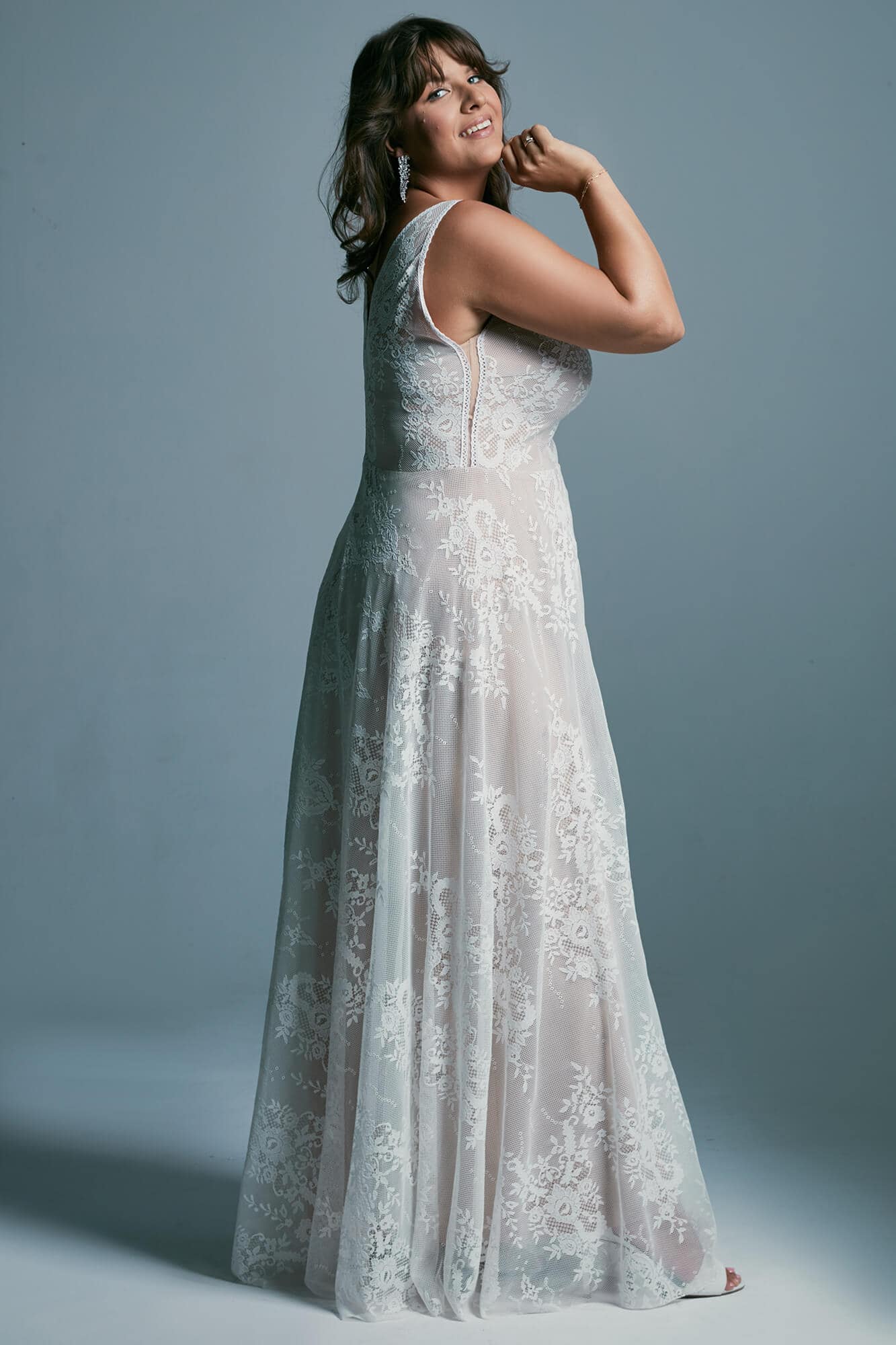 Suknia ślubna plus size Porto 48 - obrazek 2